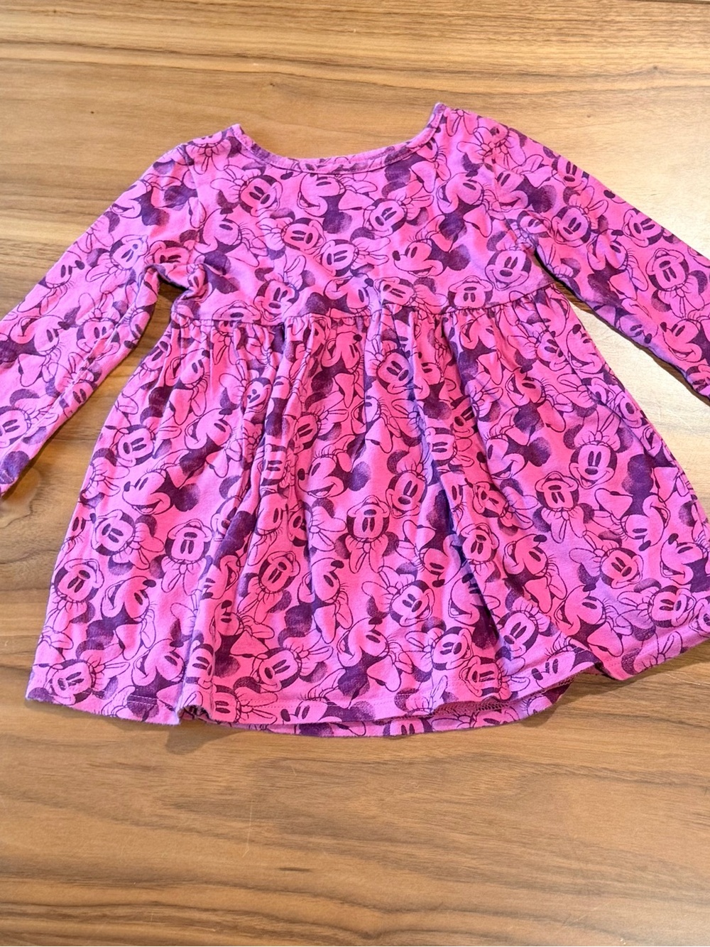 Disney Pink Mickey Mouse Long-Sleeve Twirl Top